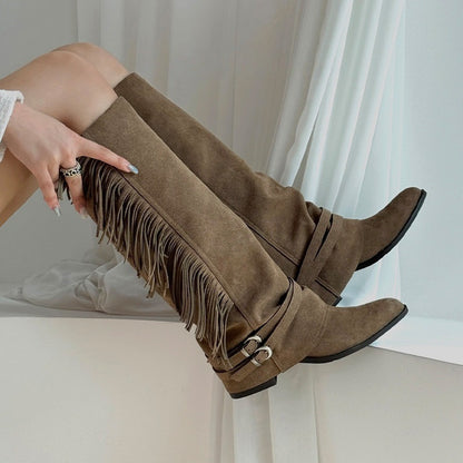 Fringe Boots