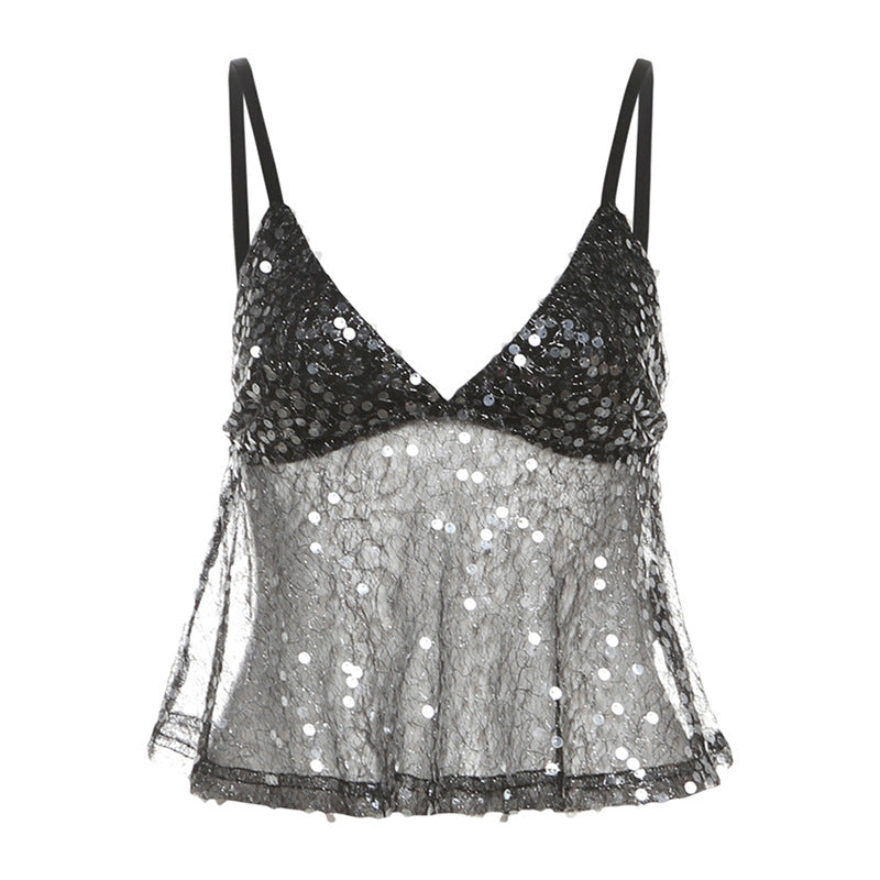 Glitter Crop Top