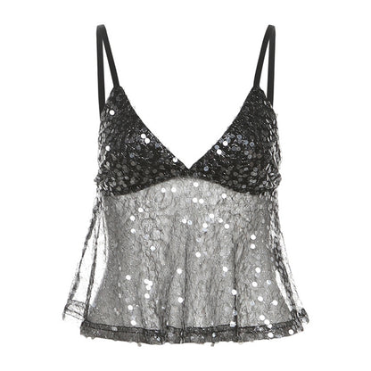 Glitter Crop Top
