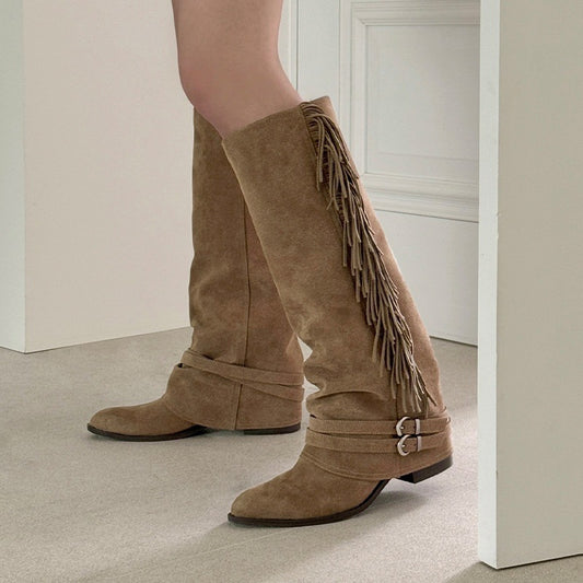 Fringe Boots